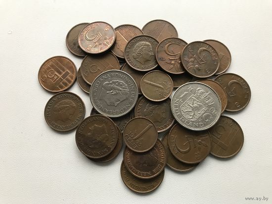 Нидерланды 17 монеты