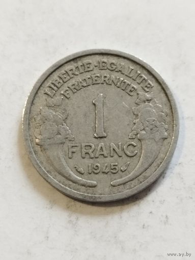 Франция 1 франк 1945