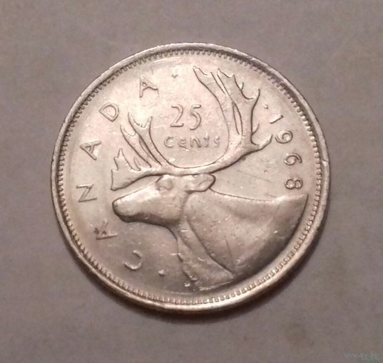25 центов, Канада 1968 г.