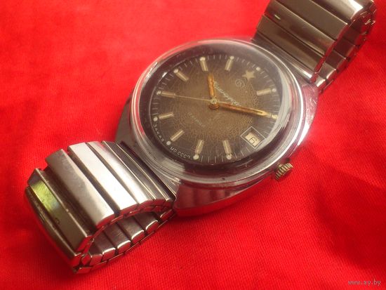 Часы КОМАНДИРСКИЕ 2414 ВОСТОК по ЗАКАЗУ МО СССР из 1980-х с БРАСЛЕТОМ