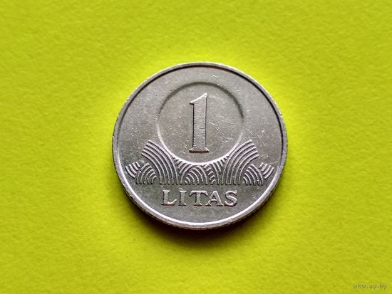 Литва. 1 лит 2002. (2).