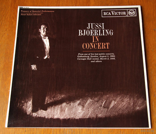 Jussi Bjoerling "In Concert" LP, 1965