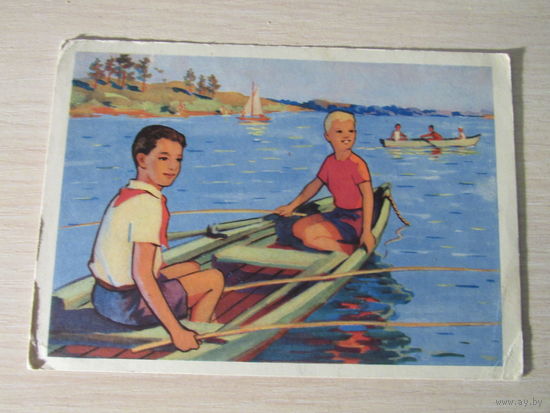 Качелаев,  два веселых рыболова ИЗОГИЗ 1961г.