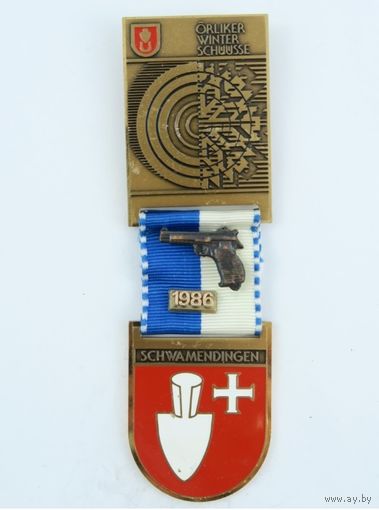 Швейцария, Памятная медаль 1986 год .