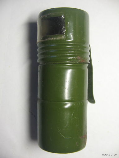 Сигнальный военный фонарь СССР из комплекта КЗО-1 под круглую батарейку