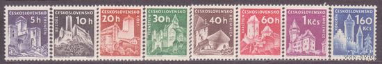 Чехословакия 1960 стандарт замки крепости серия **//01