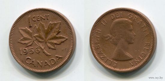 Канада. 1 цент (1956)