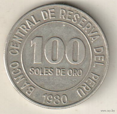 Перу 100 соль 1980