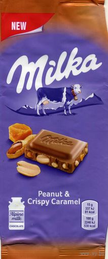 Упаковка от шоколада Милка 2020