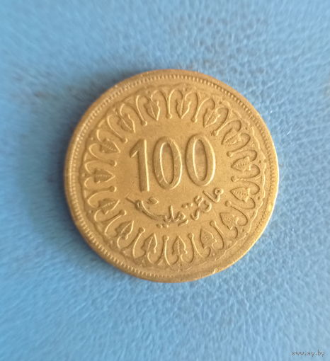 Тунис 100 милльемов 1997 год