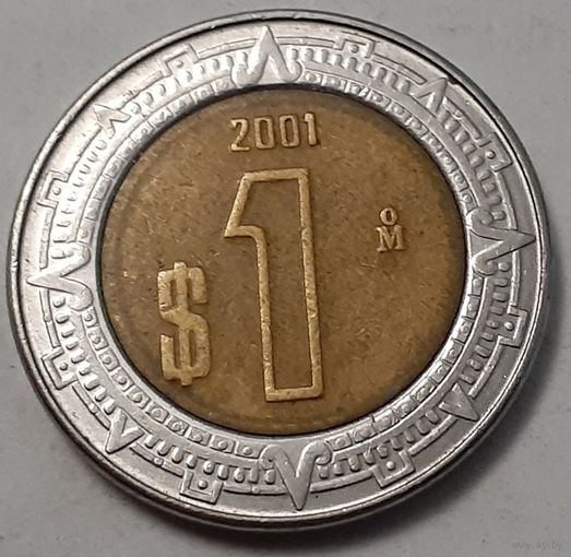 Мексика 1 песо, 2001 (4-10-59)