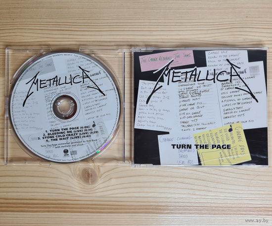 Metallica - Turn The Page (CD, Europe, 1998, лицензия)