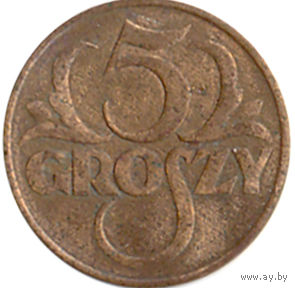 Польша 5 грошей 1930г.
