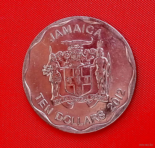 35-04 Ямайка, 10 долларов 2012 г.