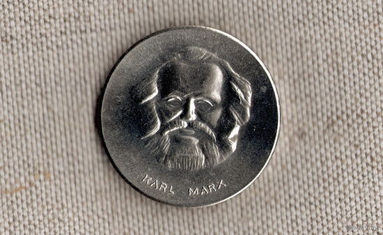 Германия Медаль DDR - Карл Маркс - 30 - летие  боевых групп рабочего класса (в футляре)