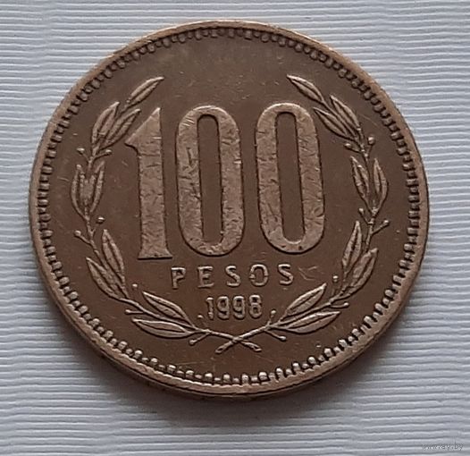 100 песо 1998 г. Чили