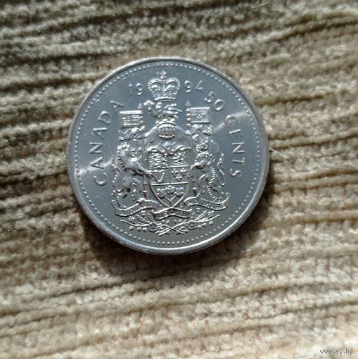 Werty71 Канада 50 центов 1994