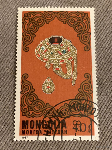 Монголия 1987. Произведения искусства