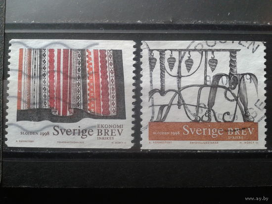 Швеция 1998 Прикладное искусство (ткачество и кузнечное дело)