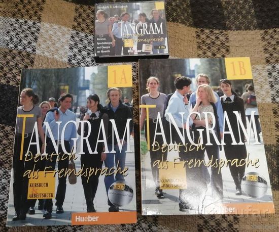 Немецкий для детей Tangram A1-A2-B1 Tangram - Deutsch als Fremdsprache. Kursbuch und Arbeitsbuch