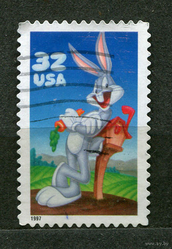 Кролик Багс Банни. США. 1997. Полная серия 1 марка
