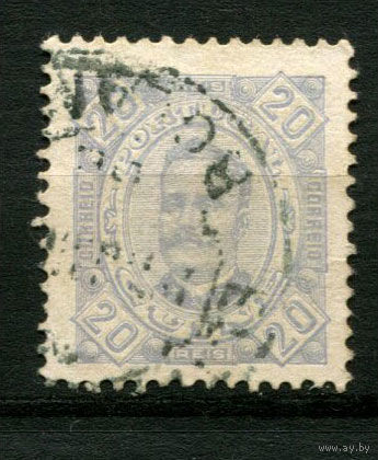 Португальские колонии - Гвинея - 1894 - Король Карлуш I 20R - [Mi.29] - 1 марка. Гашеная.  (Лот 96BC)