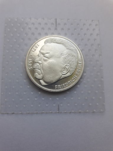 Германия 5 марок, 1975 50 лет со дня смерти Фридриха Эберта