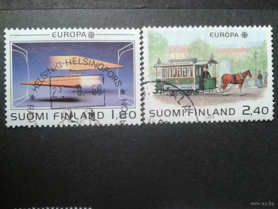 Финляндия 1988 Европа транспорт полная серия