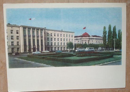 Брест. Площадь Ленина. 1966 г. Чистая.