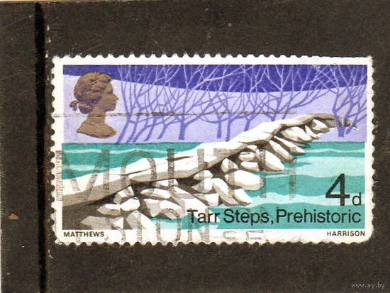 Великобритания. Ми-481.Tarr Steps, Exmoor. Серия: Мосты.1968.