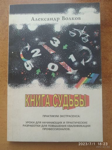 Книга судьбы или тайная биоэнергетика числа-основа информатики / Александр Волков.
