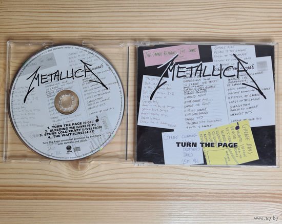 Metallica - Turn The Page (CD, UK, 1998, лицензия)