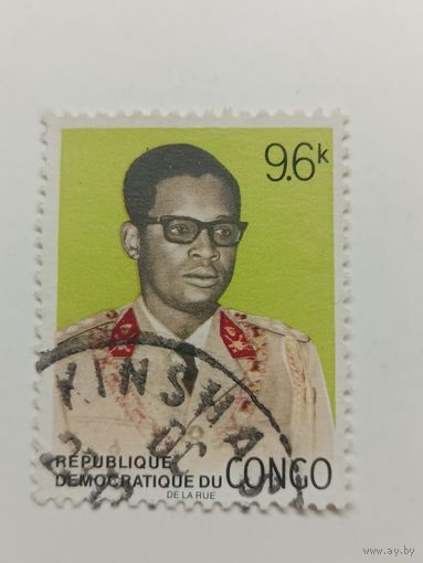 Конго 1969. Герб и генерал Мобуту