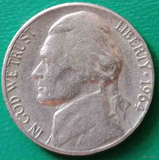 США 5 центов 1964 D 02
