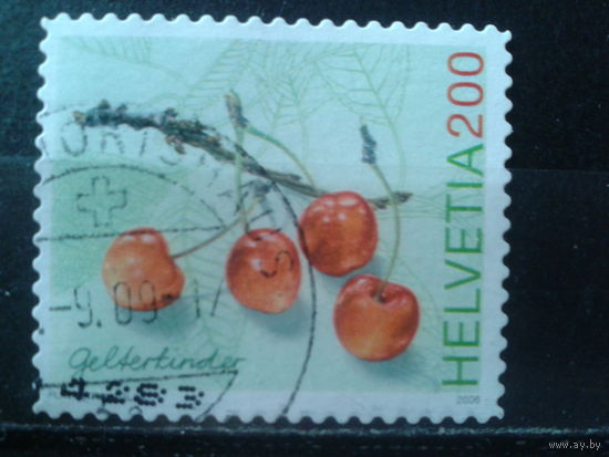 Швейцария 2006 Стандарт, ягоды Михель-2,6 евро гаш